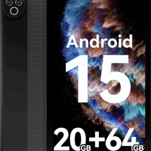 Tablet 10 pulgadas Android 15 OS GMS Tabletas certificadas PC 1.8 GHz 5-Core 20 (3+17) GB RAM 64 GB ROM 1 TB Ampliable 1280x800 HD IPS Pantalla táctil 5000 mAh WiFi 6 Bluetooth 5.4 Cámara dual 2025 (negro)
