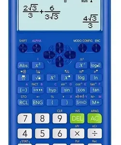 Calculadora Científica Casio Fx-82la Plus-2 252 Funciones Color Azul